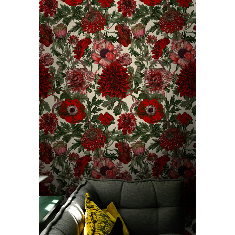 Papier peint floral Bold