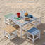 Ensemble de table et de chaises pour enfants 5 pièces en bois de peuplier massif-320347262