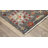 Oriental Machine Woven Gray/Pink Wool and Nylon Area Rug-1132372347