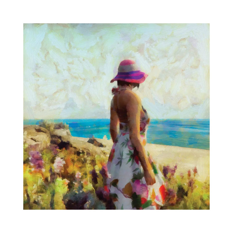 Morning Meadow Stroll II by Alonzo Saunders - Wrapped Canvas Painting, 30.48 cm H x 30.48 cm W
