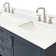 Abby 72'' Double Bathroom Vanity with Carrara Quartz Top