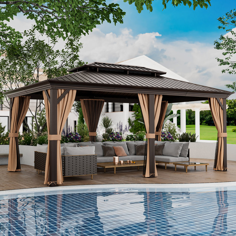 Aluminum Patio Gazebo, 20' x 12'