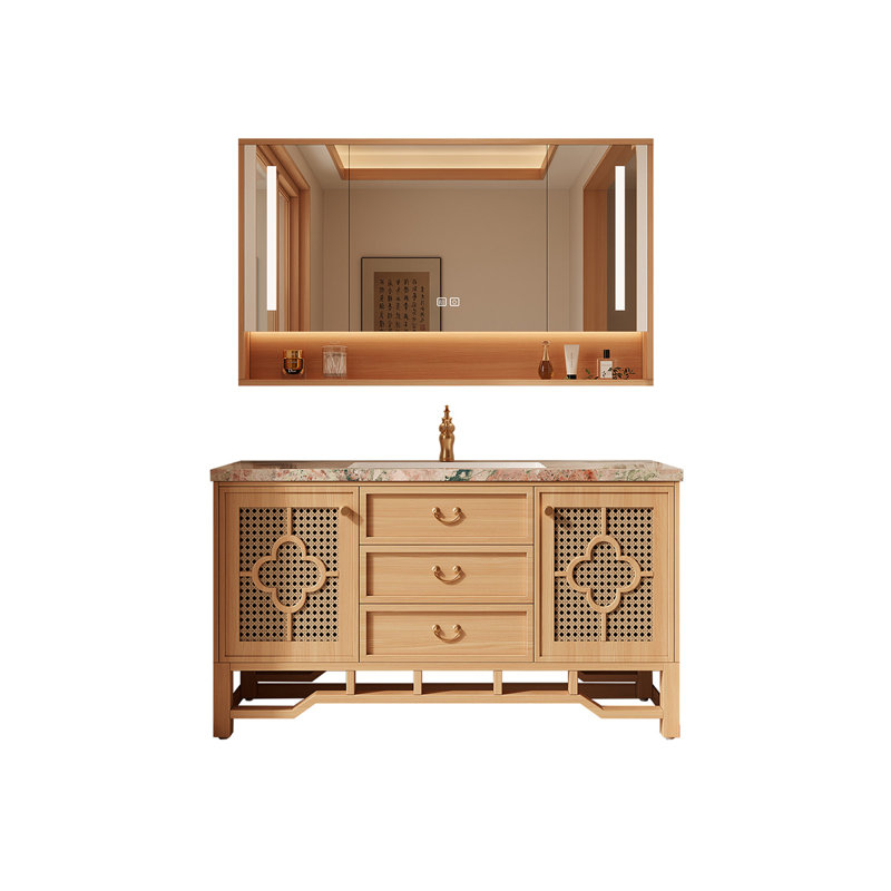 Free Standing Wall Mounted Single Double Combined Vanity Unit Bathroom Vanity With Top, H 32,28 po x l 55,12 po x P 21,65 po
