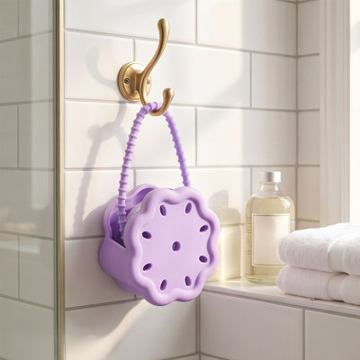 p lastic b ag Silicone Fragrances Box Flower Shaped Hanging Scents Container With Bendables Strap Waterproof Ventilated Aroma Holders For Bathroom Closets Car Luggage