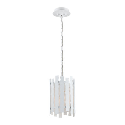  Luminaire suspendu cylindrique unique à 1 lumière