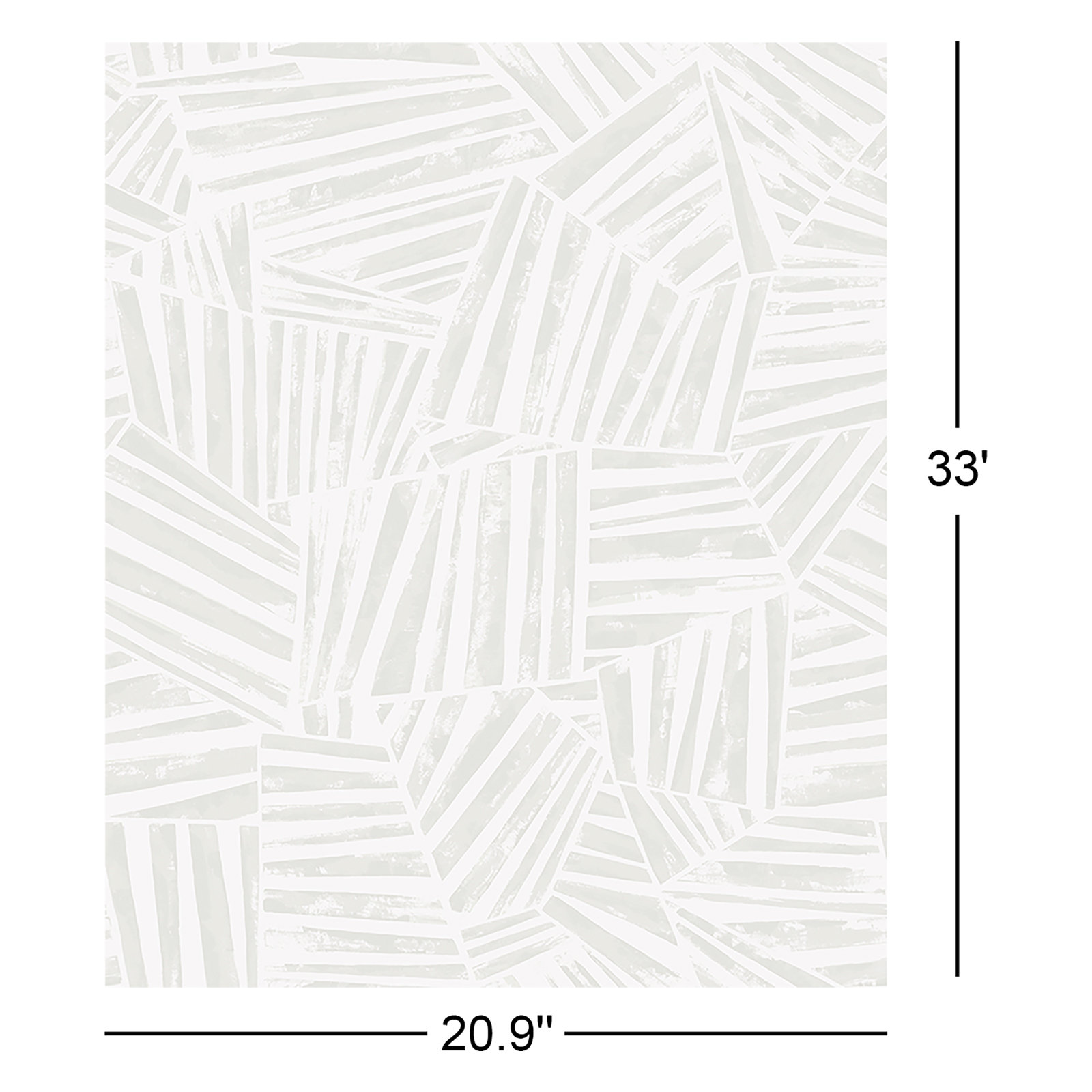 Lianna Modern Geometric Wallpaper, Black