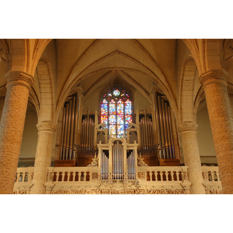 Orgue Notre Dame, Luxembourg, H 16 po x l 24 po