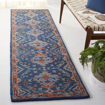 Tapis oriental en laine touffeté à la main Wahcheechee