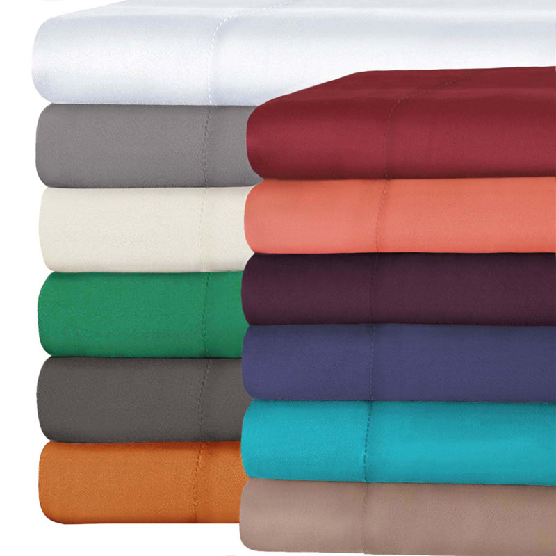 Gray King/California King Cotton Sateen Duvet Cover Set