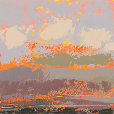 Soft Day III - Wrapped Canvas Painting