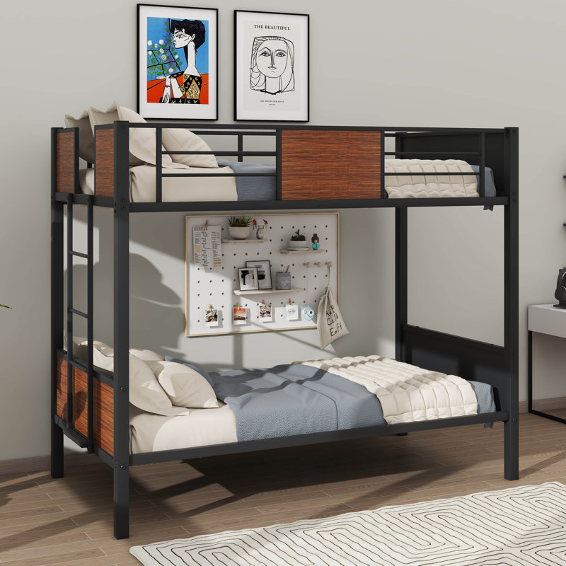 Lit superposé Davan, pour enfants, Simple sur simple