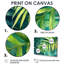 Collayer Green Tropical Safari Palms I - palmiers et palmiers, art mural-379264207-379264204-379264177