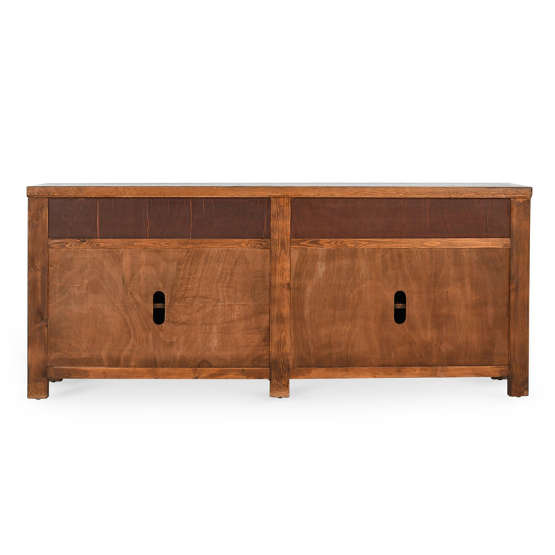 Libbit Reclaimed Pine 4-drawer 4-door Cabinet Vintage Sage