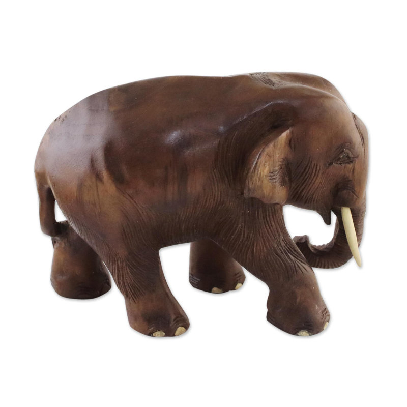 Figurine de voyage éléphant nature Walborn