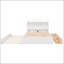 Lit plateforme avec rangement et tablettes coulissantes, gigogne et 2 tiroirs-1349452069-1349452068