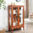 Lighted 2 Doors Curio Cabinet With Mirrored Back, Adjustable Shelves, Dark Oak, And Tempered Glass For Home Or Office Display Of Prized Wine Books , Glass, Shelves In Oak Collectible
