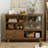 Retro storage cabinet organizer