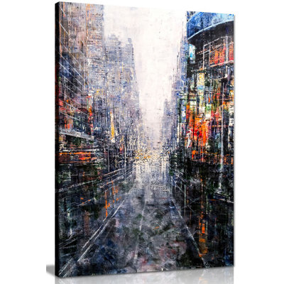 Cityscape - Wrapped Canvas Print