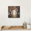Art mural en métal luxueux «Rock N Roll Drums Brown» par Michael Mullan-102872762