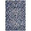 Tapis Lowland Modern à poils courts, motif mosaïque mouchetée abstraite, bleu marine, turquoise, gris, crème et rose, lavable à la machine, antidérapant, pour l'intérieur et l'extérieur, adapté aux animaux domestiques, idéal pour le salon, la chambre, la salle à manger, l'entrée, le couloir ou le bureau.-1032712948