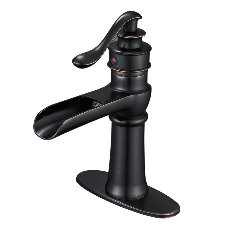 Single-Hole Single-handle Bathroom Faucet, Oil Rubbed Bronze