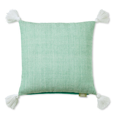 TOWN & COUNTRY TERRA Alara Ribbed Texture Indoor Outdoor Decorative Pillow 20"x20" 