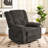 37.8'' Velvet Manual Rocker Recliner，Space-Saving Design for Small Rooms-722745788-725500730