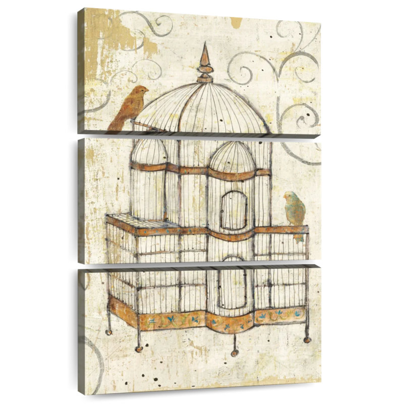 Cage à oiseaux Brampt rétro, H 38 po x l 24 po