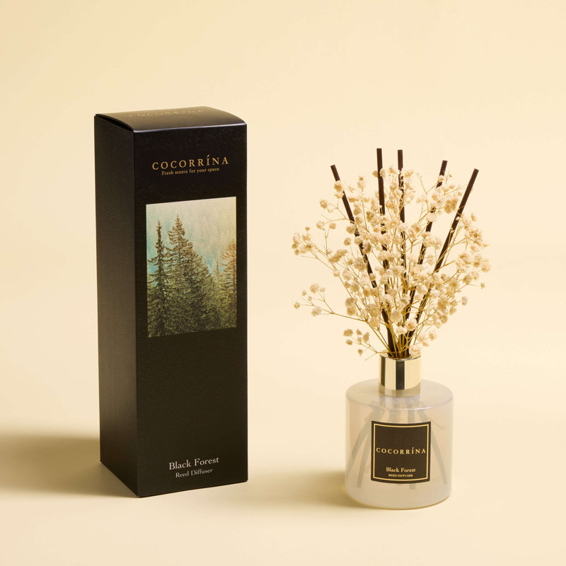 COCORRÍNA Reed Diffuser Set, Black Forest