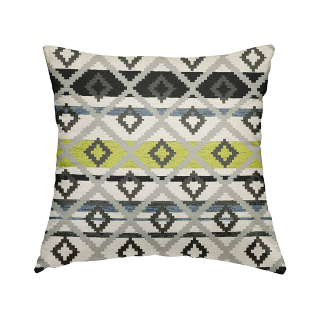 Geometric Square Cushion