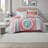 Stylish Coral Polyester Bedding Set For Family Comfort