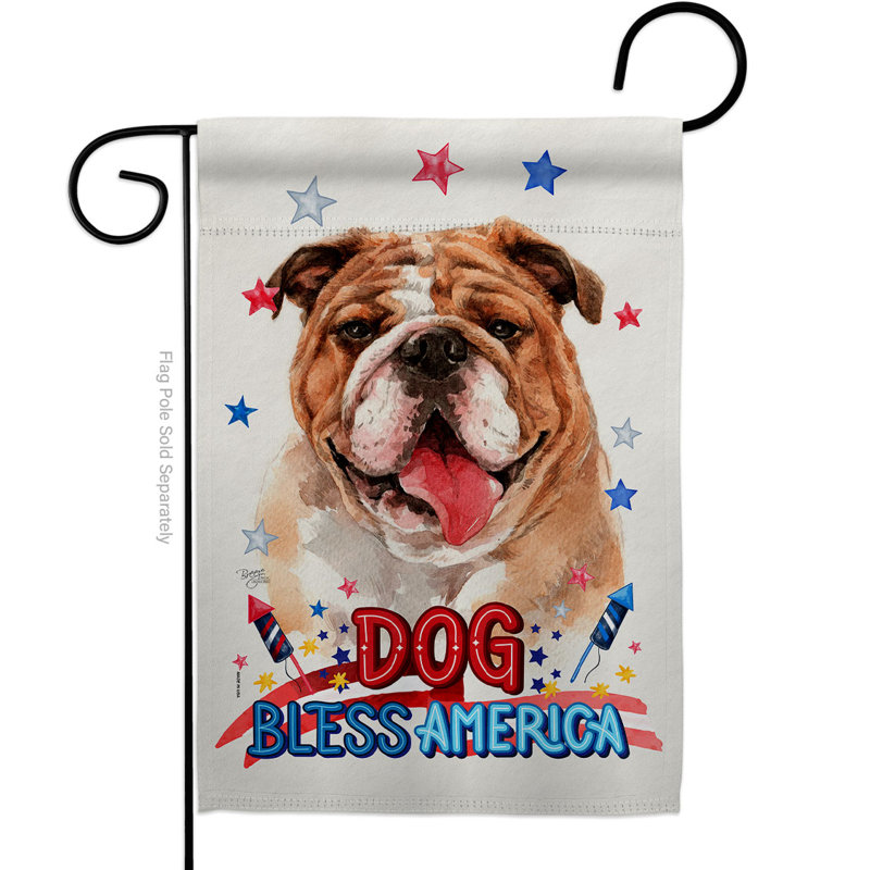 Double Sided 18.5'' H x 13'' W Polyester Animal Garden Flag
