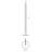 Ascensin 50'' Black LED Column Floor Lamp