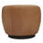 Marcy Genuine Leather Swivel Barrel Chair