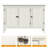 3-Door Buffet Cabinet With Adjustable Shelves
