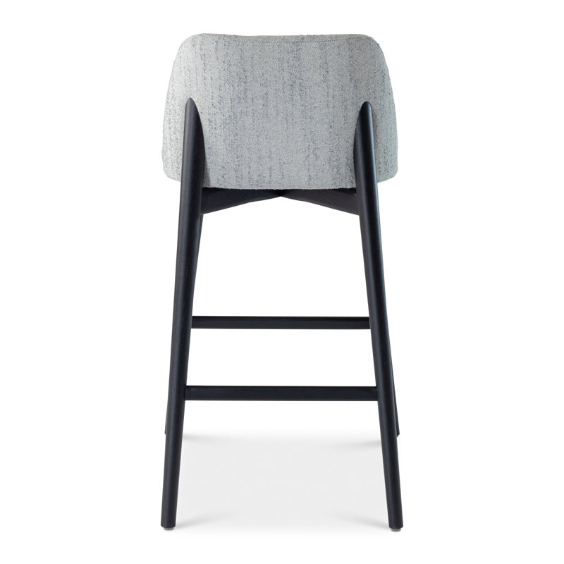 Tonia Bar/Counter Stool - Texan Burnish Guardian Seat - Domasco Frame, Bar Stool (29.5" Seat Height), Gray Mix/Ebano