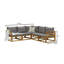 Rimasha Rowan Garden Lounge Set with Cushions-79169973