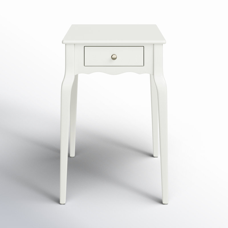 Table de bout avec rangement Pinckney , Blanc