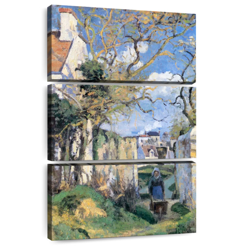 Paysage d'Alvord de Pontoise, 1874, H 32 po x l 20 po