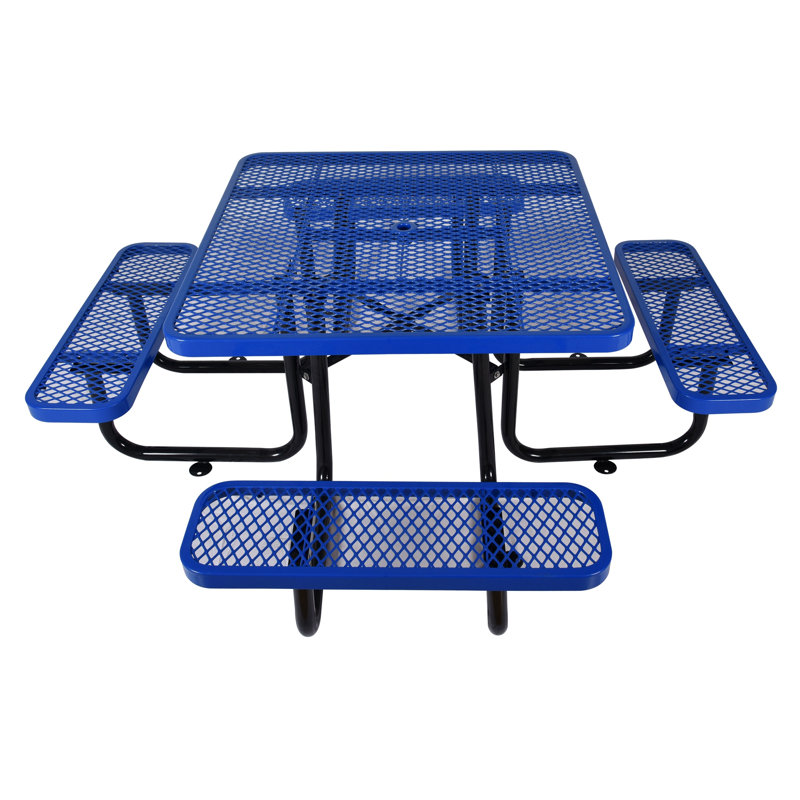 Table de pique-nique 46 po avec trou pour parasol