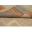Tapis beige à motif géométrique Earthy