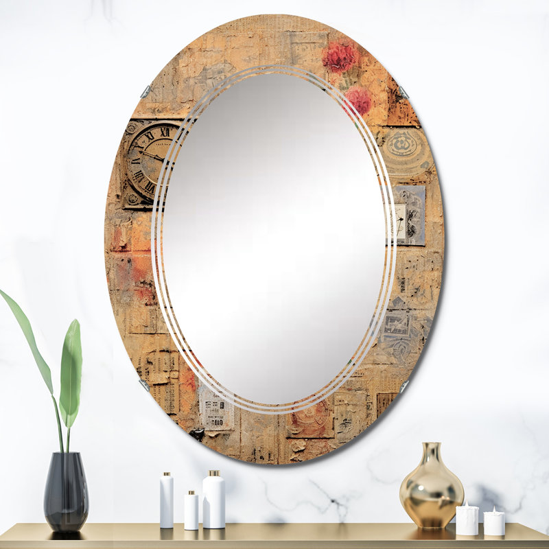 Stilo - Miroir mural ovale London, 36 po x 24 po