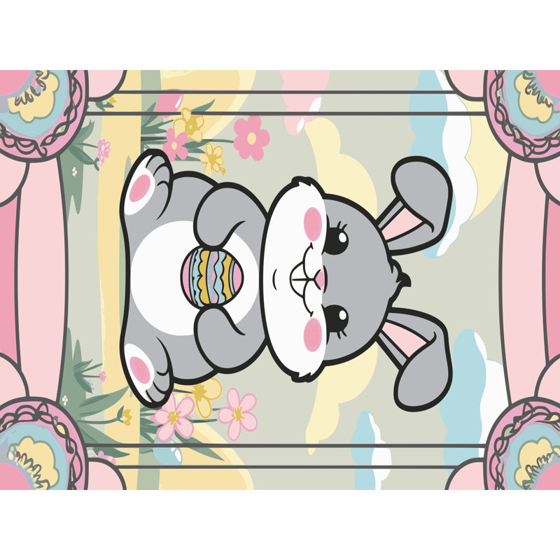 Tapis de vacances de Pâques The Holiday Aisle®, Rectangulaire 8 pi x 10 pi
