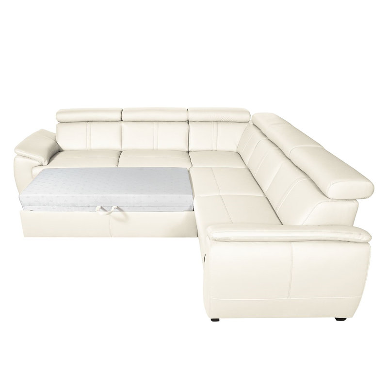 Reimann 5 Seater Sofa Bed, White