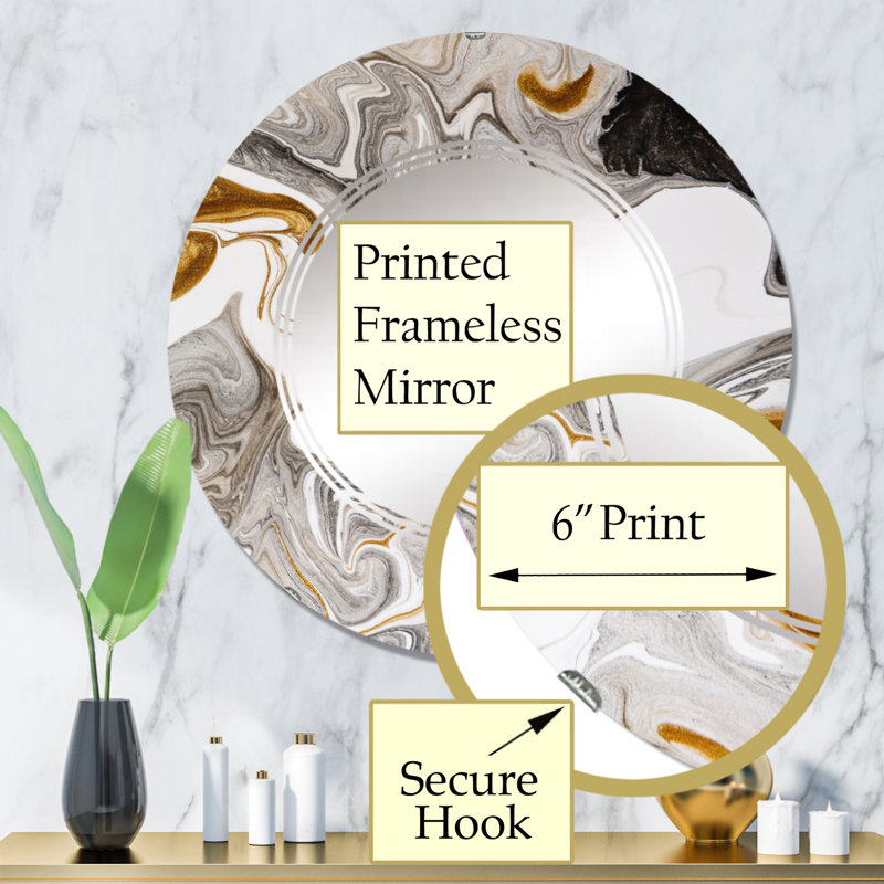 Miroir de salle de bain sans cadre, 32 po x 32 po