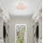 Cebron Fabric Semi Flush Mount-1093924385