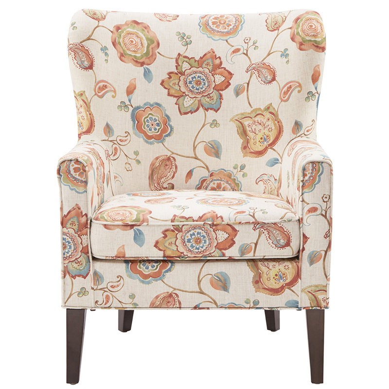 Chaise d'appoint en bois massif, finition, coussin de siège amovible, aspect de résistance au poids de 300 lb, et roulement en lin