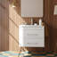 Meuble-lavabo mural blanc brillant-1334502320
