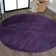 Athaniel Solid Color Machine Woven Polypropylene Area Rug in Purple