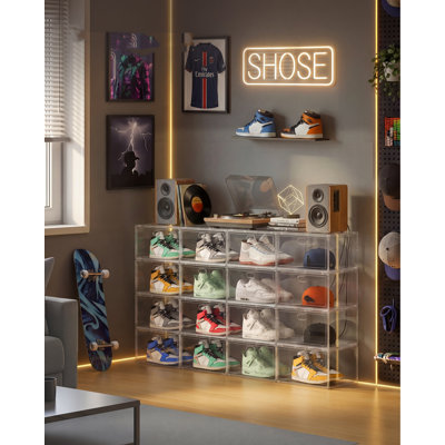 16 Pair Shoe Storage Box